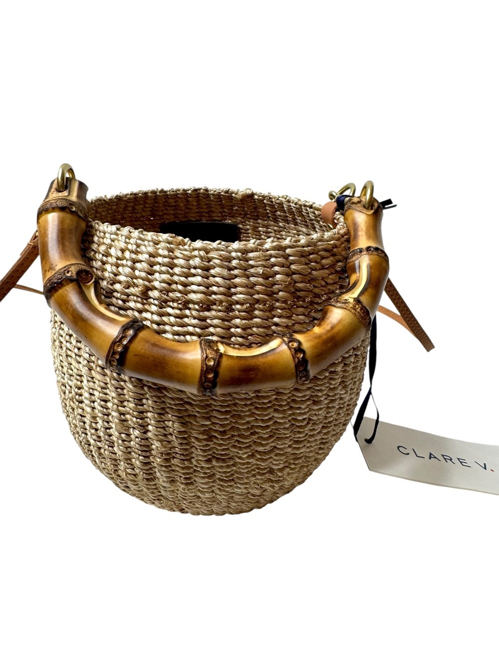 Clare V Pot de Miel ☀️ Tiny Straw Bag, Big Energy - Picture 12 of 15